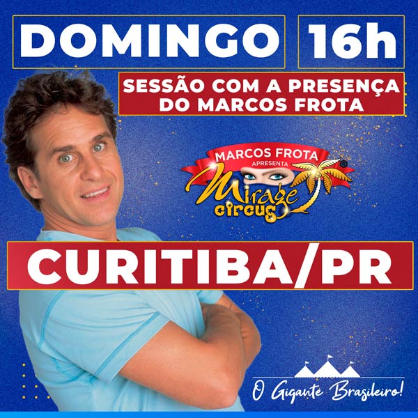 Circo Mirage Circus Curitiba PR 25 SET 16h00 Guiche Web