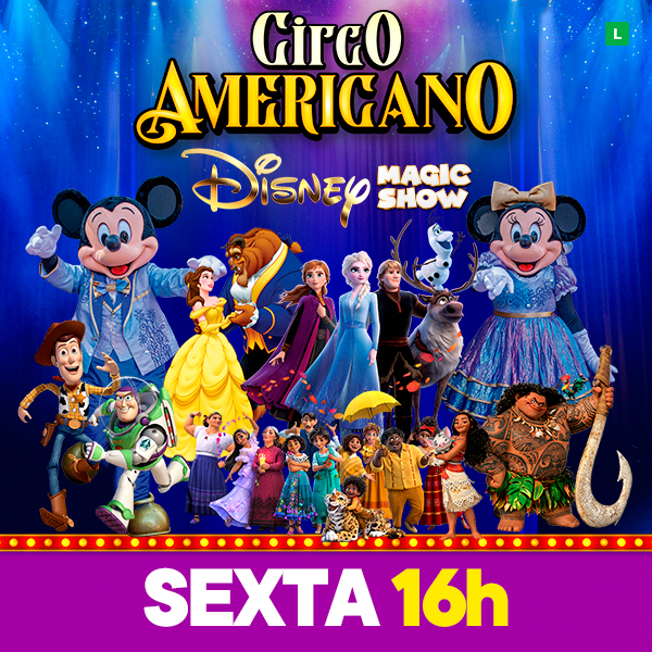 Circo Americano Sexta 29 MAR às 16h Guiche Web