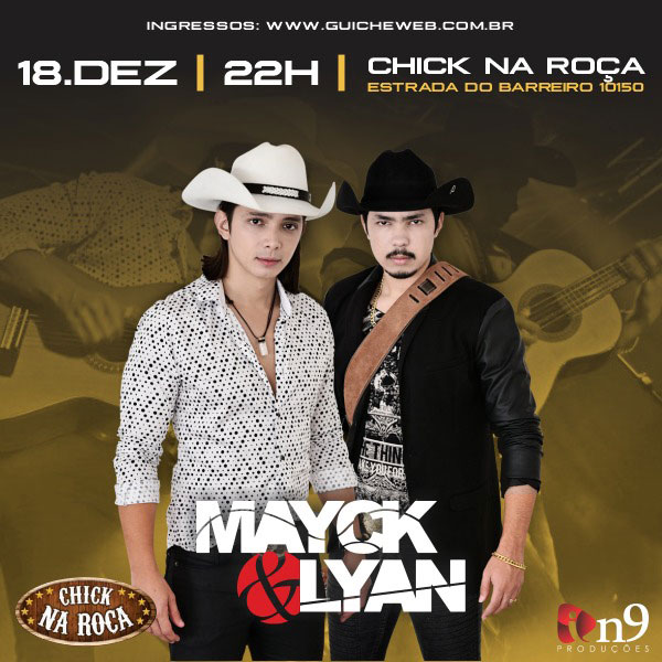 Mayck e Lyan CANCELADO Guiche Web Mayck e Lyan CANCELADO Guiche Web