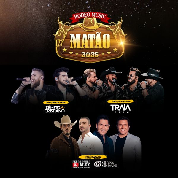 Matão Rodeo Music 2025