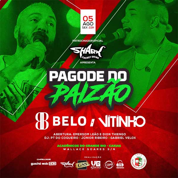 Pagode do Paizão - Belo e Vitinho - Guiche Web