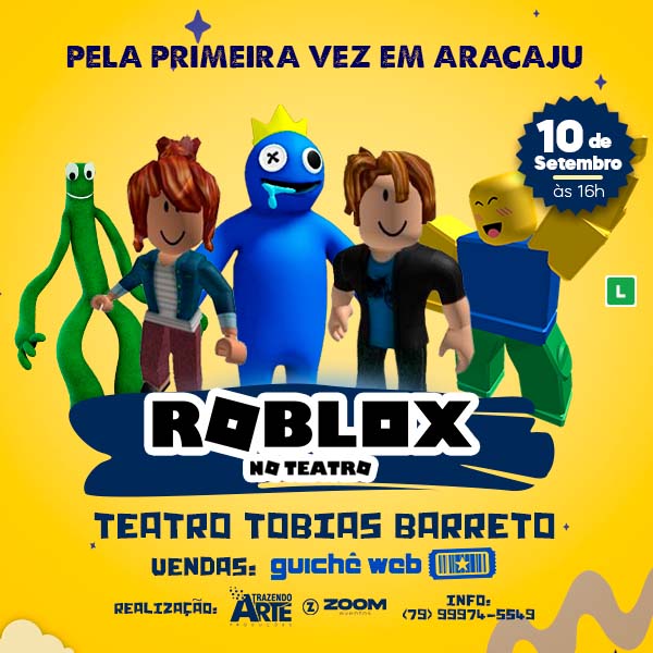 Roblox”: Espetáculo, sucesso no mundo gamer, chega a Arapiraca em dezembro