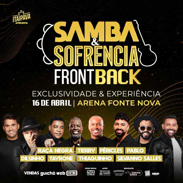 Front Back Samba e Sofrência - Guiche Web