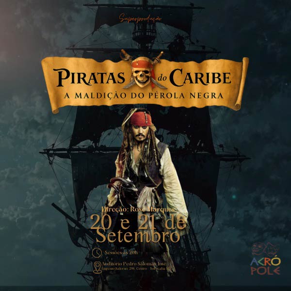 Piratas do Caribe - A Maldição do Pérola Negra | 20.SET - 20h