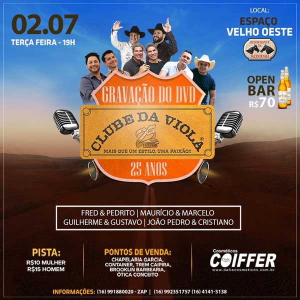 Gravação do DVD 25 Anos Clube da Viola - Guiche Web