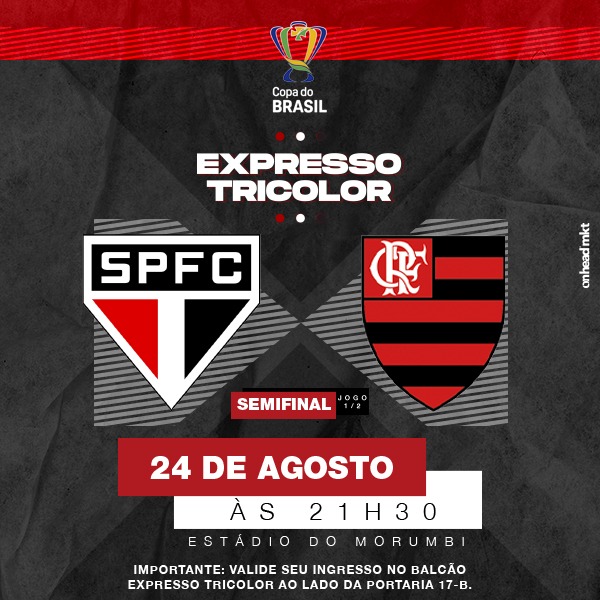 Expresso Tricolor - SPFC x Grêmio - Guiche Web