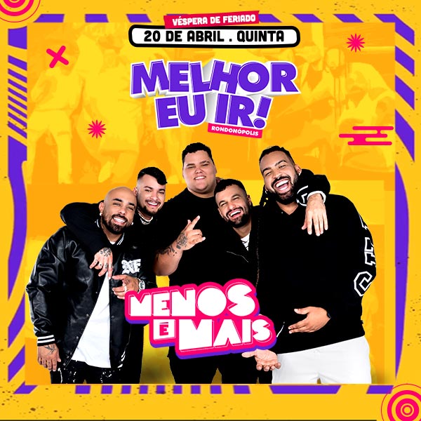 Show Grupo Menos é Mais Guiche Web