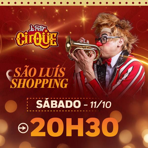 Circo Le Petit Cirque | Sábado 11.OUT às 20h30 - Guiche Web