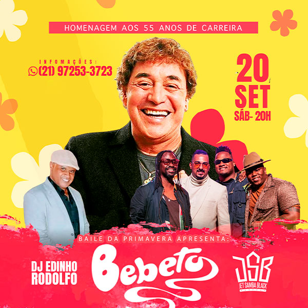 Bebeto: Homenagem Aos 55 Anos De Carreira