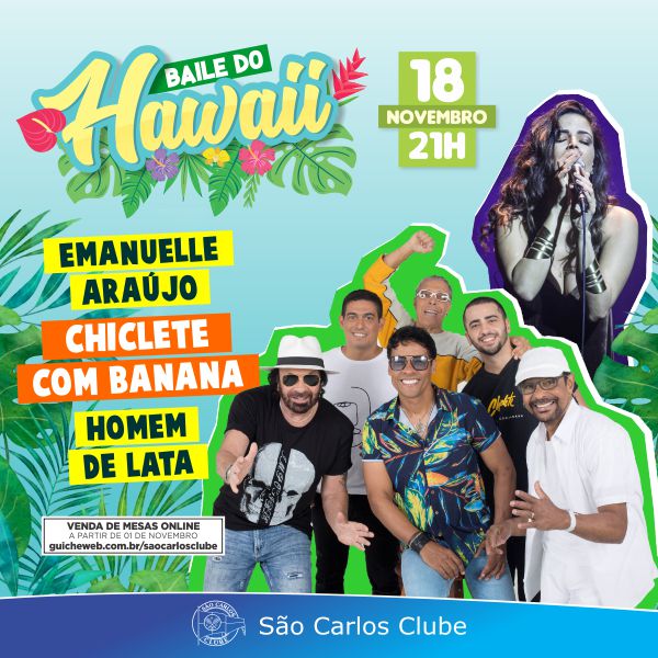 Baile do Hawaii São Carlos Clube - Guiche Web